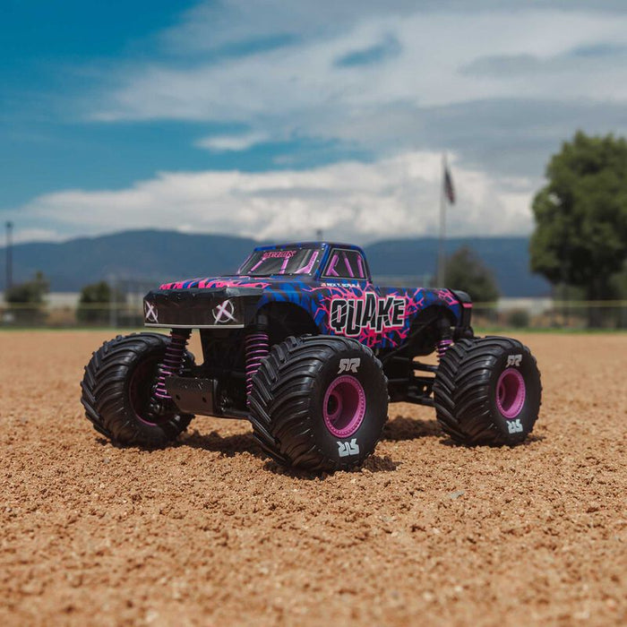 ARA2137T3 1/16 QUAKE GROM 4X4 RTR Brushed Monster Truck (Battery & Charger Included), Purple