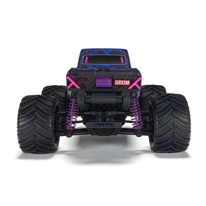 ARA2137T3 1/16 QUAKE GROM 4X4 RTR Brushed Monster Truck (Battery & Charger Included), Purple