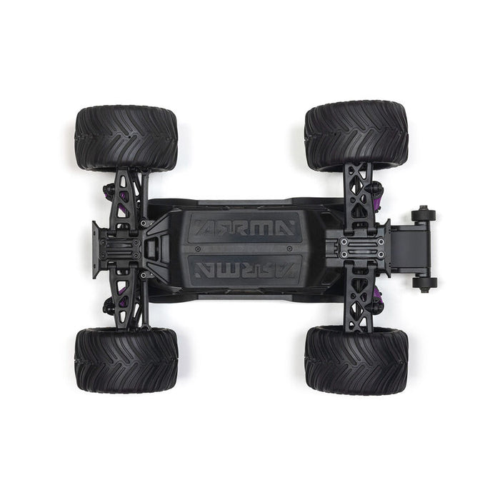 ARA2137T3 1/16 QUAKE GROM 4X4 RTR Brushed Monster Truck (Battery & Charger Included), Purple
