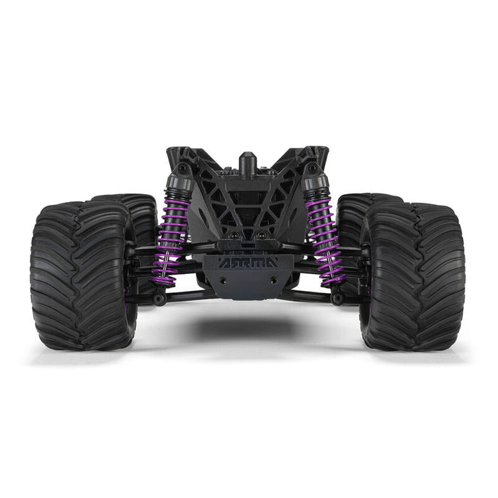 ARA2137T3 1/16 QUAKE GROM 4X4 RTR Brushed Monster Truck (Battery & Charger Included), Purple