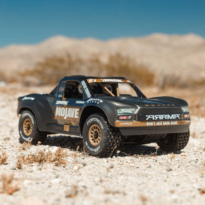 ARA2304T1 MOJAVE GROM 223S BLX Brushless 4X4 Small Scale Desert Truck RTR, Black  **YOU will need AND Sold separately SPMXPSS315 to run this truck **