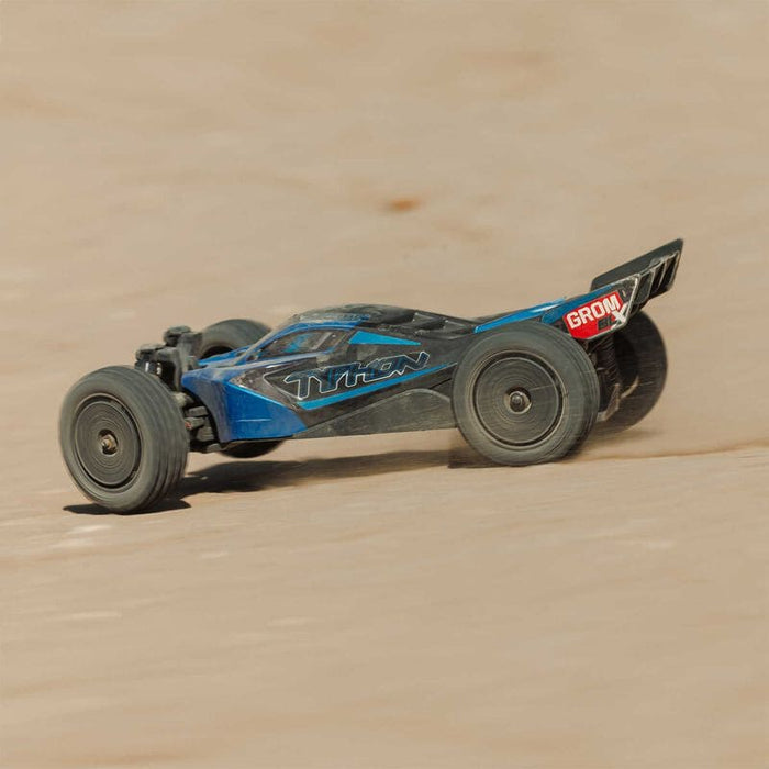 ARA2306ST2 TYPHON GROM 223S BLX Brushless 4X4 Small Scale Buggy RTR with Battery & Charger, Blue ** (FOR A EXTRA BATTERY PLEASE ORDER SPMX142S30H2)