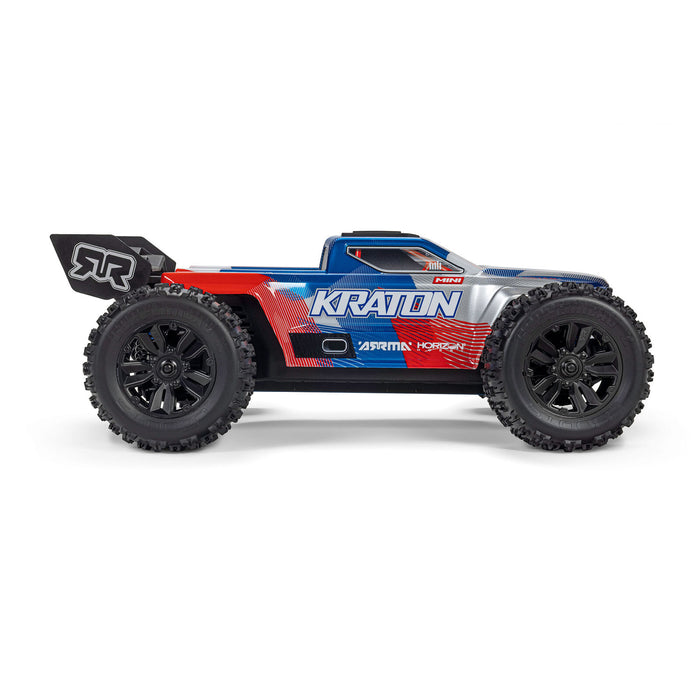 ARA2508ST1 Arrma 1/16 Mini KRATON 223S Brushless DSC 4x4 RTR - Red/Blue
