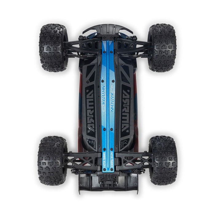 ARA2508ST1 Arrma 1/16 Mini KRATON 223S Brushless DSC 4x4 RTR - Red/Blue