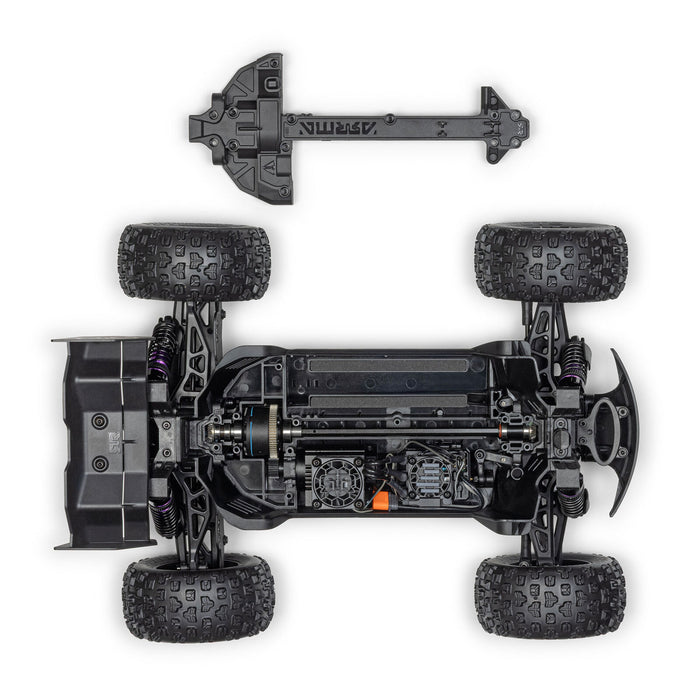 ARA2508T1 Arrma 1/16 Mini KRATON 223S Brushless DSC 4x4 RTR - Black/Red *YOU will need this to run this truck #SPMXCA320, SPMX-1027, SPMX203S30H2 and SPMXC2050