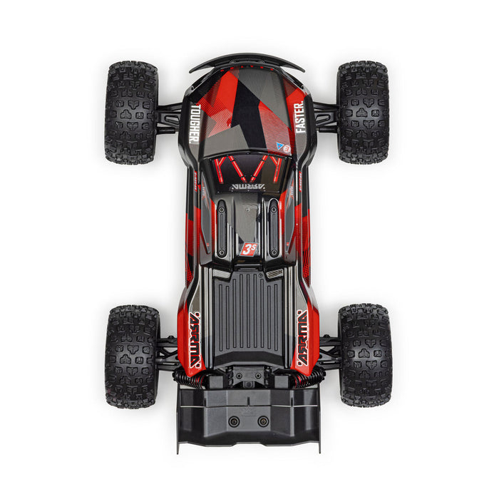 ARA2508T1 Arrma 1/16 Mini KRATON 223S Brushless DSC 4x4 RTR - Black/Red *YOU will need this to run this truck #SPMXCA320, SPMX-1027, SPMX203S30H2 and SPMXC2050