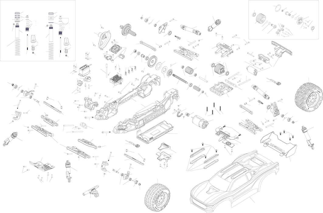 ARA3205ST2 1/10 VORTEKS MEGA 550 2WD Stadium Truck RTR with Battery & Charger, Purple **FOR LONG RUN TIME BATTERY ORDER part # SPMX52S30H3 ** if you order from this promotion it is final sale