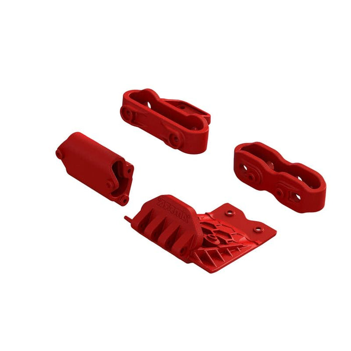 ARA320777 Lower Skid And Bumper Mount Set - Red