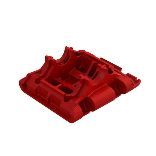 ARA320778 Rear Lower Skid/Gearbox Mount (1pc) - Red