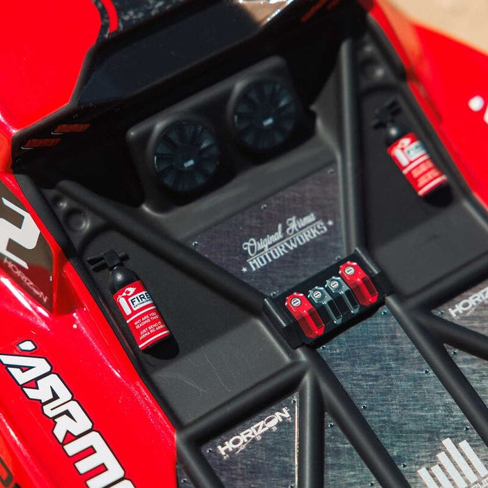 ARA3221ST1  1/10 FURY MEGA 550 2WD Short Course Truck RTR with Battery & Charger, Red *FOR THIS TRUCK THE EXTRA BATTERY PART NUMBER IS ONXP5514**If you do order from this Sale, ALL sales are final sale