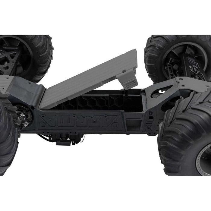 ARA3230SKT1 1/10 GORGON 4X2 MEGA 550 Brushed Monster Truck Ready-To-Assemble Kit with Battery & Charger (fast charger and long run battery SPMXBCB1)
