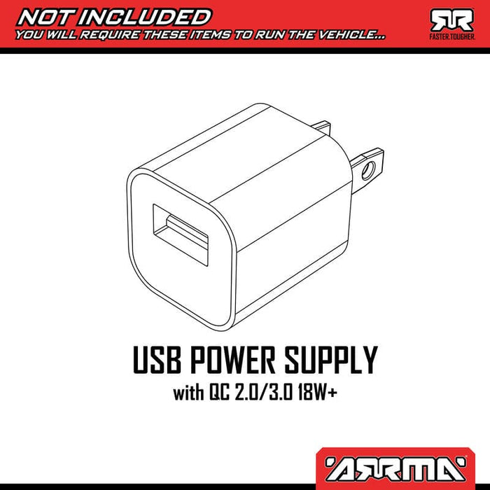 ARA3230SKT2 1/10 GORGON 2WD RTA Kit Brushed Monster Truck (Battery & Charger Included), Clear