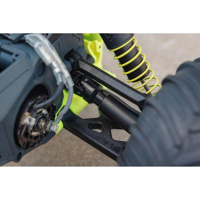 ARA3230ST1 1/10 GORGON 4X2 MEGA 550 Brushed Monster Truck RTR with Battery & Charger, Yellow  (fast charger and long run battery SPMXBCB1)