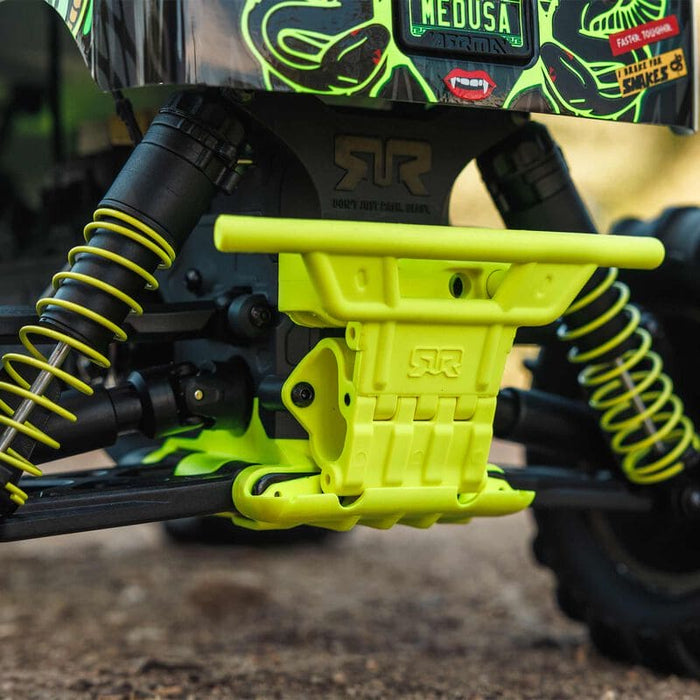 ARA3230ST1 1/10 GORGON 4X2 MEGA 550 Brushed Monster Truck RTR with Battery & Charger, Yellow  (fast charger and long run battery SPMXBCB1)