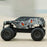 ARA3230ST3 1/10 GORGON 2WD RTR Brushed Monster Truck (Battery & Charger Included), Gun Metal