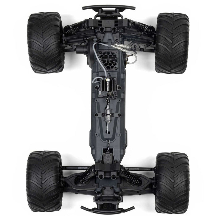 ARA3230ST3 1/10 GORGON 2WD RTR Brushed Monster Truck (Battery & Charger Included), Gun Metal