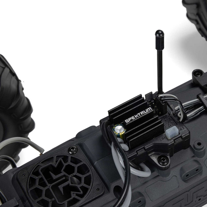 ARA3230ST3 1/10 GORGON 2WD RTR Brushed Monster Truck (Battery & Charger Included), Gun Metal