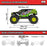 ARA3230ST5 1/10 GORGON 2WD RTR Brushed Monster Truck (Battery & Charger Included), Blue
