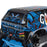 ARA3230ST5 1/10 GORGON 2WD RTR Brushed Monster Truck (Battery & Charger Included), Blue