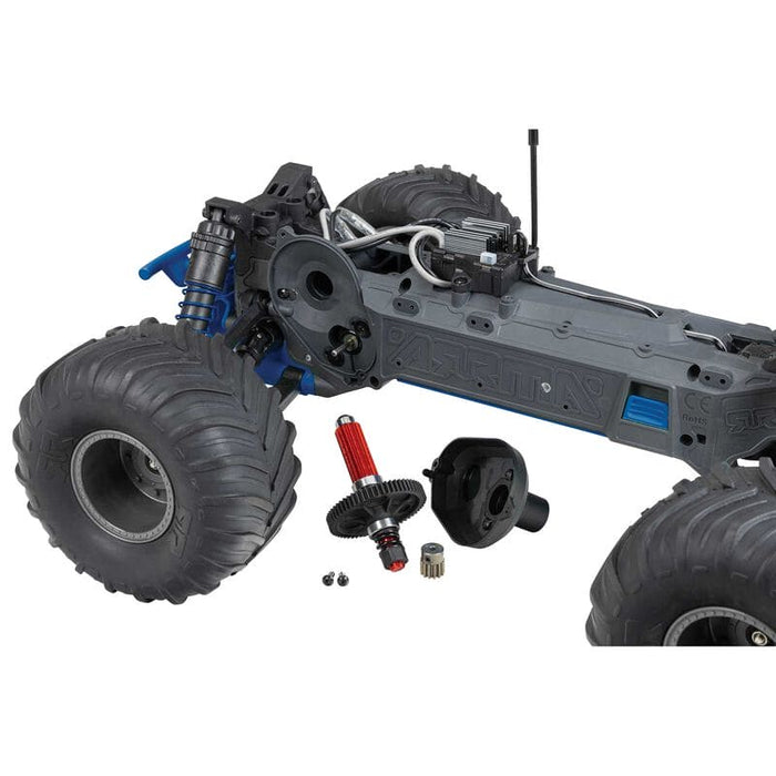 ARA3230T1 GORGON 2wd MT 1/10th RTR (no Batt) Blue ( for fast charger and long  run batter order #SPMX-1031)