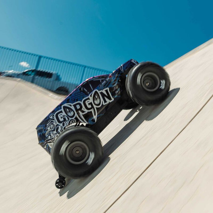ARA3530T1 Arrma 1/10 GORGON 223S 2WD RTR Monster Truck - Blue/Black *YOU will need this to run this truck # SPMXC2050 and SPMX-1088