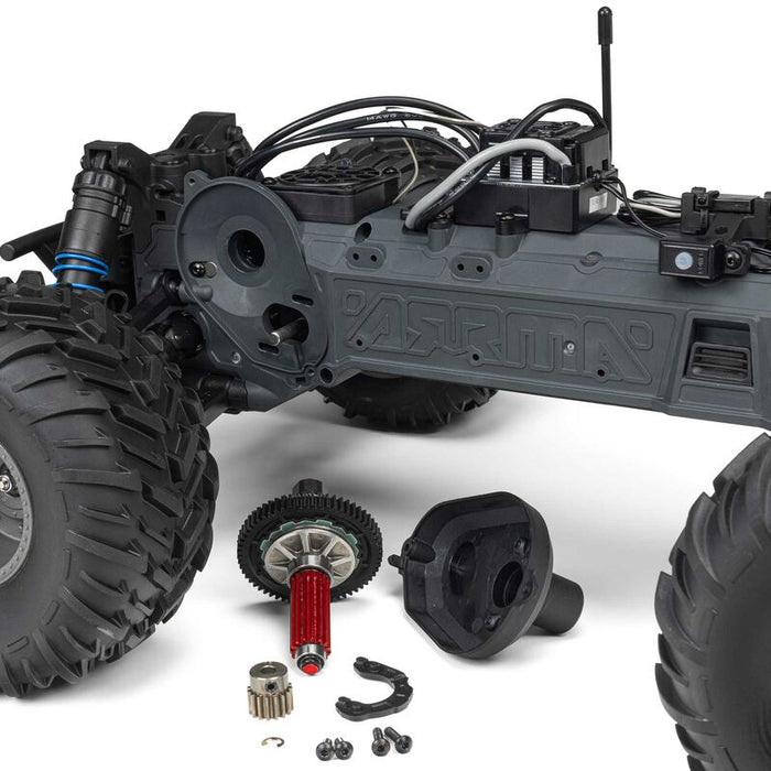 ARA3530T1 Arrma 1/10 GORGON 223S 2WD RTR Monster Truck - Blue/Black *YOU will need this to run this truck # SPMXC2050 and SPMX-1088