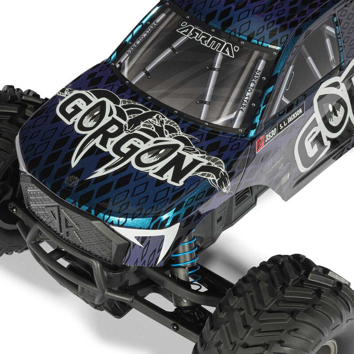 ARA3530T1 Arrma 1/10 GORGON 223S 2WD RTR Monster Truck - Blue/Black *YOU will need this to run this truck # SPMXC2050 and SPMX-1088