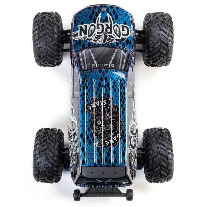 ARA3530T1 Arrma 1/10 GORGON 223S 2WD RTR Monster Truck - Blue/Black *YOU will need this to run this truck # SPMXC2050 and SPMX-1088