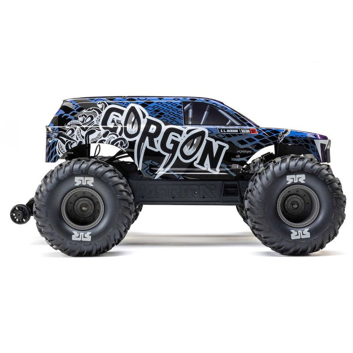 ARA3530T1 Arrma 1/10 GORGON 223S 2WD RTR Monster Truck - Blue/Black *YOU will need this to run this truck # SPMXC2050 and SPMX-1088