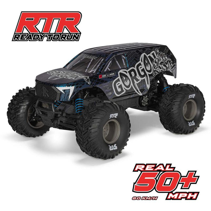 ARA3530T1 Arrma 1/10 GORGON 223S 2WD RTR Monster Truck - Blue/Black *YOU will need this to run this truck # SPMXC2050 and SPMX-1088