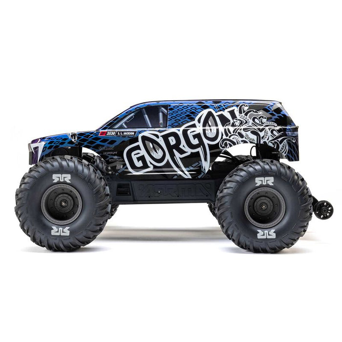 ARA3530T1 Arrma 1/10 GORGON 223S 2WD RTR Monster Truck - Blue/Black *YOU will need this to run this truck # SPMXC2050 and SPMX-1088