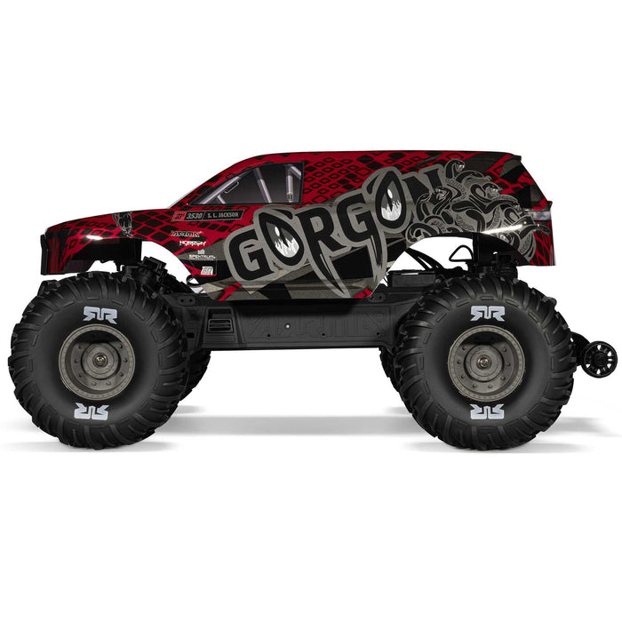 ARA3530T2 Arrma 1/10 GORGON 223S 2WD RTR Monster Truck - Red/Black *YOU will need this to run this truck # SPMXC2050 and SPMX-1088