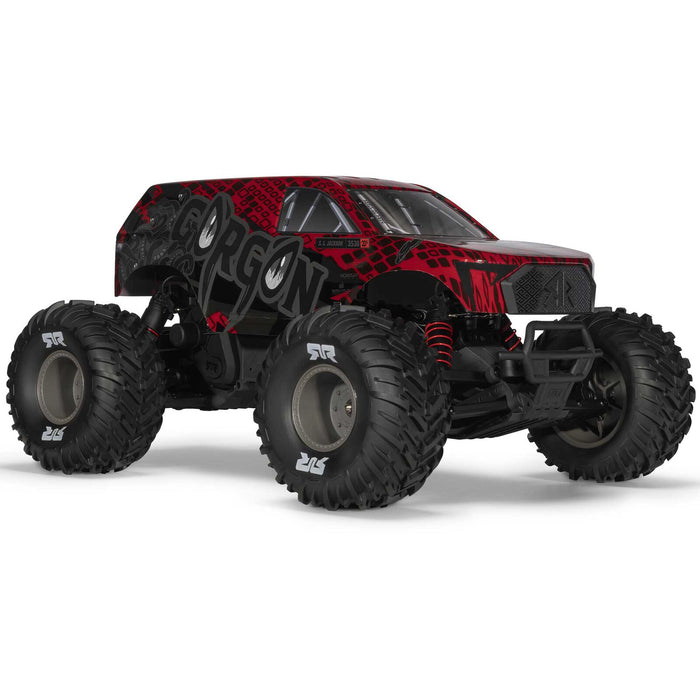 ARA3530T2 Arrma 1/10 GORGON 223S 2WD RTR Monster Truck - Red/Black *YOU will need this to run this truck # SPMXC2050 and SPMX-1088