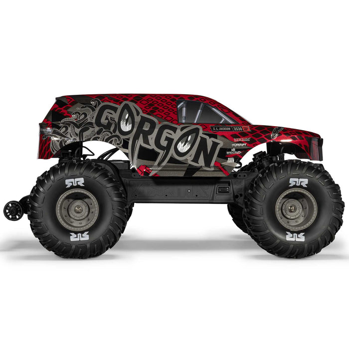 ARA3530T2 Arrma 1/10 GORGON 223S 2WD RTR Monster Truck - Red/Black *YOU will need this to run this truck # SPMXC2050 and SPMX-1088