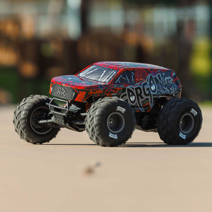 ARA3530T2 Arrma 1/10 GORGON 223S 2WD RTR Monster Truck - Red/Black *YOU will need this to run this truck # SPMXC2050 and SPMX-1088