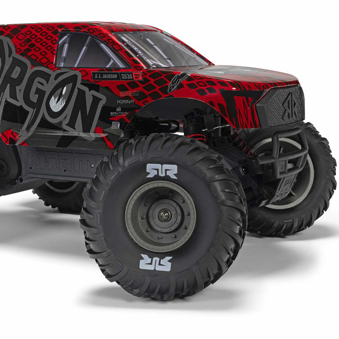 ARA3530T2 Arrma 1/10 GORGON 223S 2WD RTR Monster Truck - Red/Black *YOU will need this to run this truck # SPMXC2050 and SPMX-1088