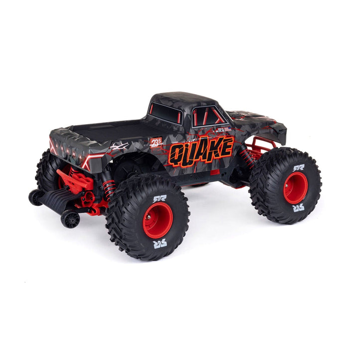 ARA3537T1 1/10 QUAKE 223S DSC 2WD RTR Brushless Monster Truck, Red