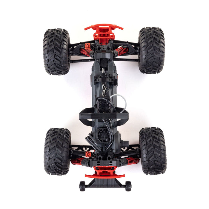 ARA3537T1 1/10 QUAKE 223S DSC 2WD RTR Brushless Monster Truck, Red