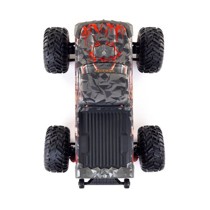 ARA3537T1 1/10 QUAKE 223S DSC 2WD RTR Brushless Monster Truck, Red
