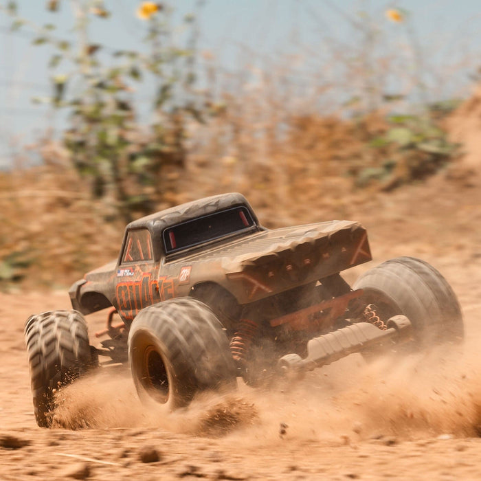 ARA3537T1 1/10 QUAKE 223S DSC 2WD RTR Brushless Monster Truck, Red