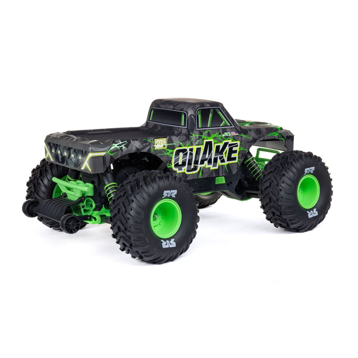 ARA3537T2 1/10 QUAKE 223S DSC 2WD RTR Brushless Monster Truck, Green