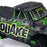 ARA3537T2 1/10 QUAKE 223S DSC 2WD RTR Brushless Monster Truck, Green