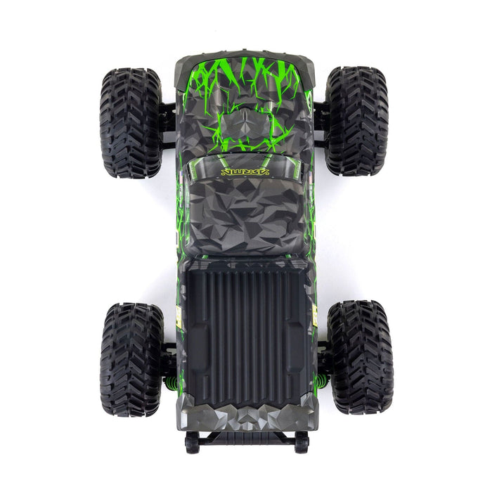ARA3537T2 1/10 QUAKE 223S DSC 2WD RTR Brushless Monster Truck, Green