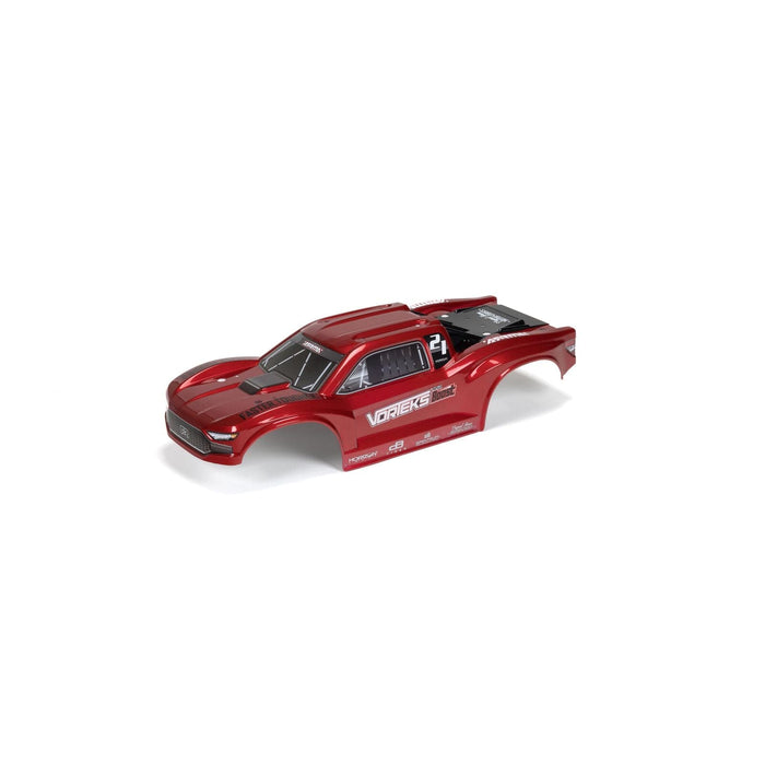 ARA402347 VORTEKS 4X2 Painted Decaled Trimmed Body Red
