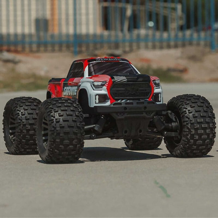 ARA4302V4T2 1/10 GRANITE 223S DSC 4X4 RTR Brushless Monster Truck, Red*FOR THIS TRUCK THE EXTRA BATTERY PART NUMBER IS SPMX53S50H5 **if you order from this promotion it is final sale