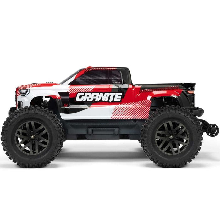 ARA4302V4T2 1/10 GRANITE 223S DSC 4X4 RTR Brushless Monster Truck, Red*FOR THIS TRUCK THE EXTRA BATTERY PART NUMBER IS SPMX53S50H5 **if you order from this promotion it is final sale