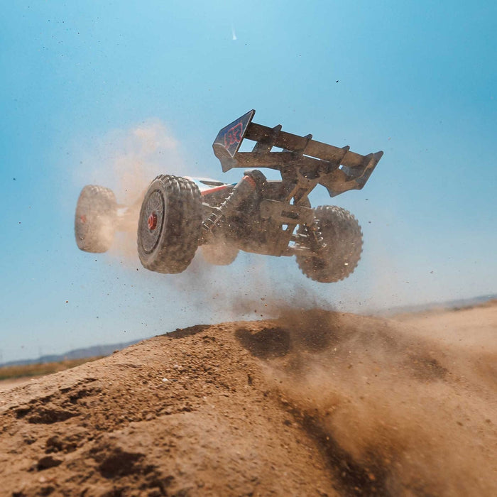 ARA4306V4T3 1/8 TYPHON 223S DSC 4X4 RTR Brushless Buggy, Red