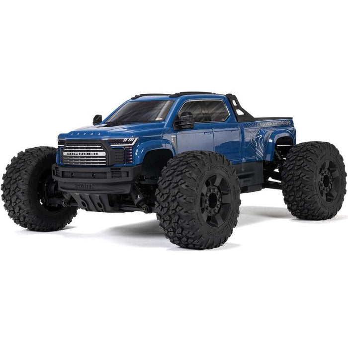 ARA4312V4T3 1/10 BIG ROCK 223S DSC 4X4 RTR Brushless Monster Truck, Blue