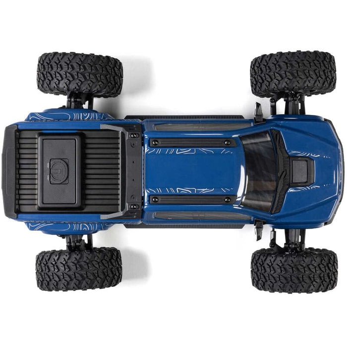 ARA4312V4T3 1/10 BIG ROCK 223S DSC 4X4 RTR Brushless Monster Truck, Blue