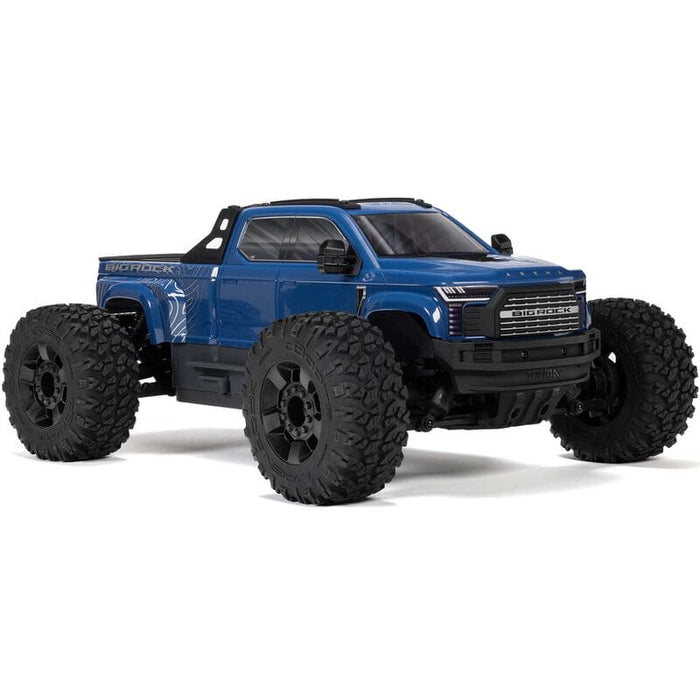 ARA4312V4T3 1/10 BIG ROCK 223S DSC 4X4 RTR Brushless Monster Truck, Blue